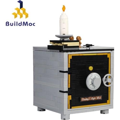 City Bricks Building Blocks Treasure Box Strongbox Gem Precious Stone Cowboy Pirate Figure Treasure Toy compatible with