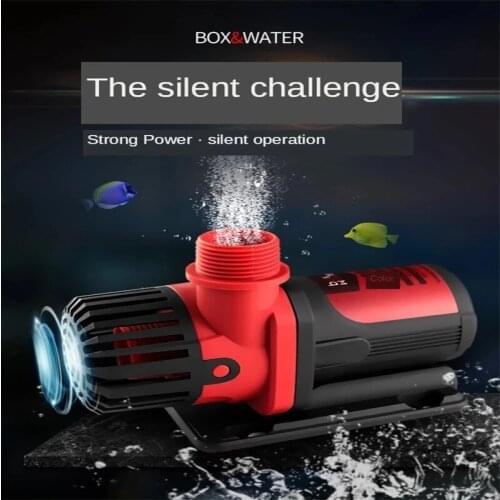 Aquarium DC Variable Frequency Water Pump Large Flow Adjustable Submersible Water Pump High Lift Fish Tank Silent Pump 220V 24V