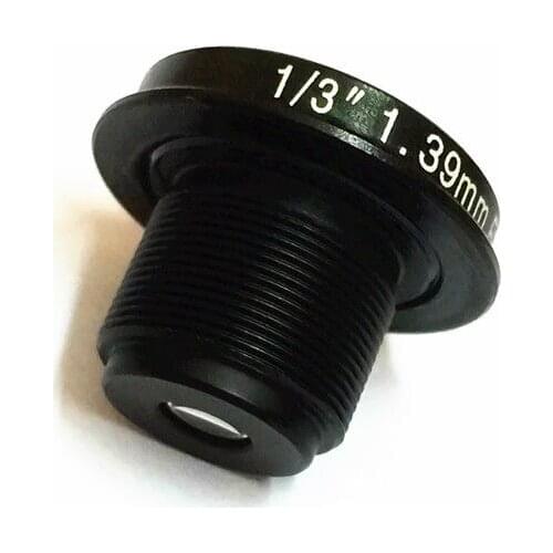1.39mm Wide Angle F1.8 IR Board 1/3" Fisheye panoramic HD 5mp cctv camera Lens