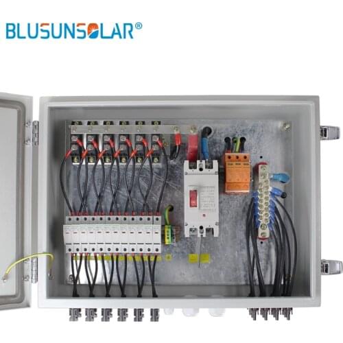 12 String input Photovoltaic Array Solar PV Combiner Box 1 string output for off grid solar energy system