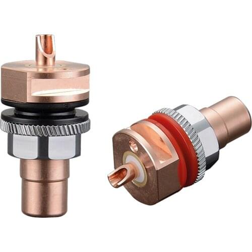 4pcs Viborg RC101 Pure Copper RCA Female Socket for Amplifier Speaker