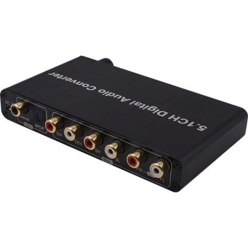 5.1ch digital audio converter DTS / AC3 Dolby decoding SPDIF input to 5.1