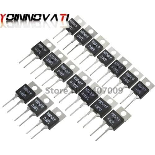 5PCS JUC-31F/KSD-01F H Temperature Protection Switch 40 Degrees -135 Degrees Normally Open KSD-01F