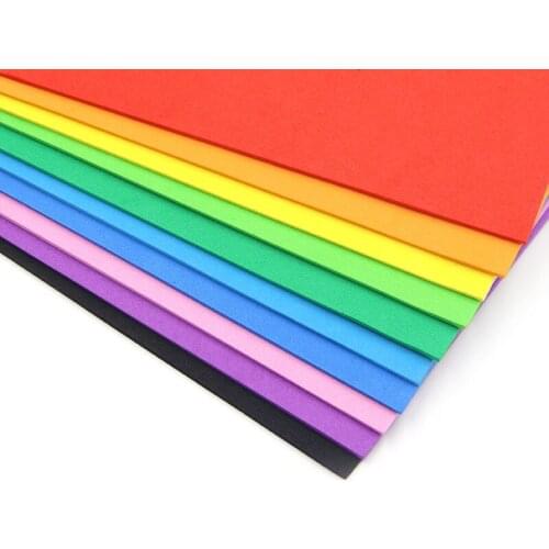 10 Sheets A4 20x30cm 2mm EVA Foam DIY Paper Sponge Paper Arts and Crafts Toys for Kids Kindergarten Handmade Craft Accessories