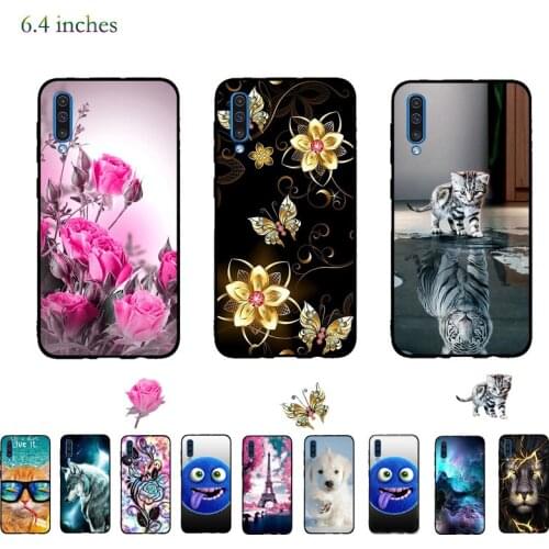 Coque For Samsung Galaxy A50 Case Cover Fundas Soft TPU Silicone Luxury Back Cover For Samsung Galaxy A50 Capas Shell Bumper