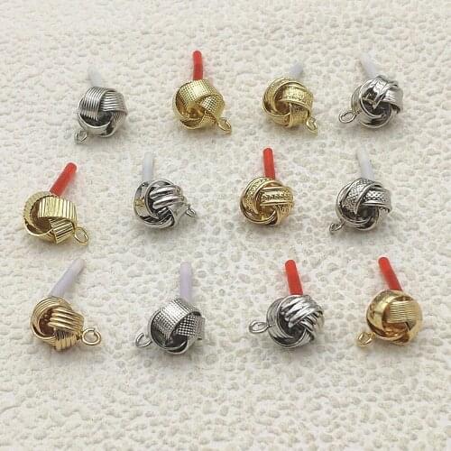 New Arrival! 50pcs Twist Shape Earrings Connectors for Handmade Earrings Accessories DIY Parts,Jewelry Findings & Components
