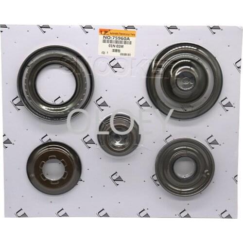 7pcs 01M Automatic Transmission Repair Piston Pack 01N Gearbox Piston Pack Piston for V W for Jetta Bora for Passat B4