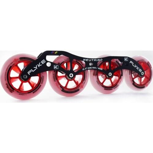 Professional 4X100mm 4X110mm FLYKE NEUTRINO 4 wheels Skating Base with dual-hardness Black Ceramic Bearing 1 pair Skating Frame