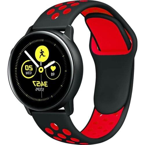 Silicone strap for Samsung Galaxy watch Gear s3 46mm/42mm/Active 2 40mm 44mm belt smart watch bracelet correa Huawei GT/2/2E/Pro