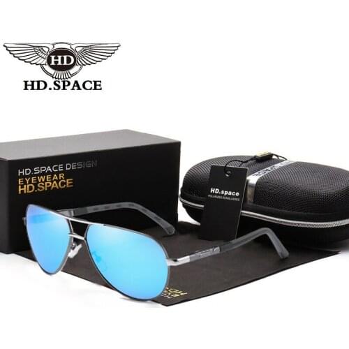 HD Top Grade Eyewear Classic Men Polarized Sunglasses Classic Mirror Glasses UV Driving Oculos De Sol Outdoor Casual Gafas LD103