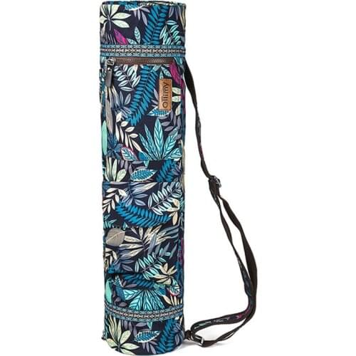 Printed Yoga Bag 72*18*18cm Yoga Mat Bag Exersice Mat Bag Pilates Pad Backpack Sports Knapsack Fitness Dance Gymnastics Mat Case