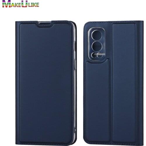 Slim Flip Case For Oneplus Nord 2 5G Cover PU Leather Magnetic Phone Bag Case For Oneplus Nord2 5G Stand Wallet Case