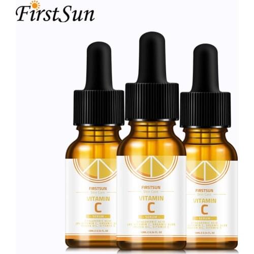 Face Care Vitamin C Serum Anti wrinkle Hyaluronic Acid Whitening Firming Fade Spots Removing Freckle Anti aging Face Skin Cream