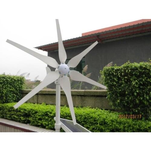 300w Wind Generator DC 12V/24V 6 blades wind turbine generator windmill full power,high quality,CE,ROHS,ISO9001
