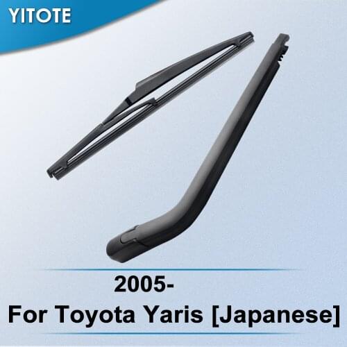 YITOTE Rear Wiper & Arm for Toyota Yaris [Japanese] 2005 2006 2007 2008 2009 2010 2011 2012 2013 2014 2015 2016 2017