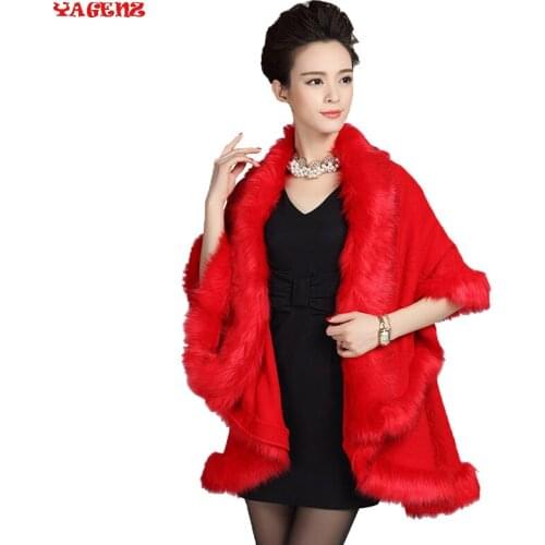 Fur Coat Snow Wear Wool Blend 2019 Winter Cardigans Faux Fox Fur Coat Cardigan Women Knitted Sweater Faux Fox Fur Coat Womens