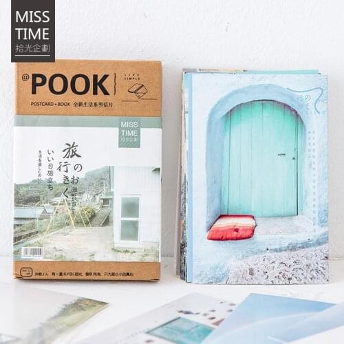30 sheets/LOT Creative The Meaning of Travel Postcard /Greeting Card/Message Card/Christmas and New Year gifts