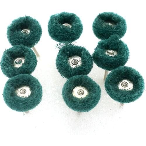 50pcs green wire polishing wheel petiolate rubber wire toos for jewelry polishing