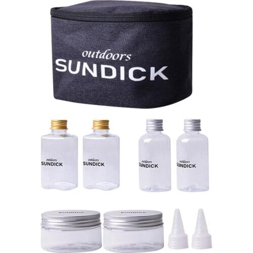 7/8pcs Camping Portable Spice Cruets Seasoning Jar Container BBQ Organizer Condiment Bottles Set For Outdoor Picnic