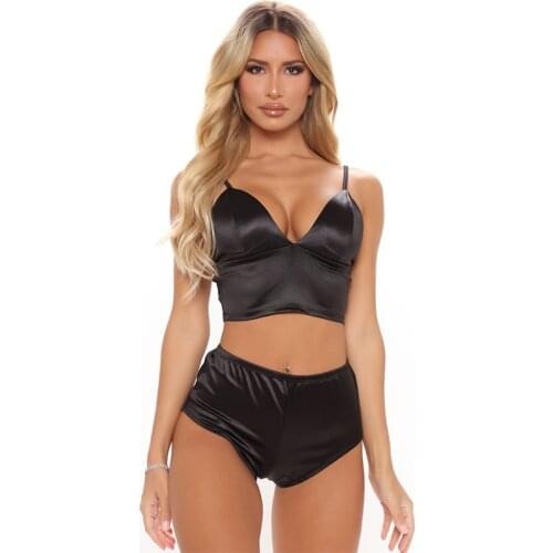 Bras Women Sexy Lingerie Set Bra Deep V Erotic Underwear Plus Size Seamless Push Up Bra Intimates Bikini Brief Sets Pyjama Suit