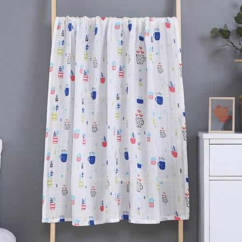 Premium Bamboo Cotton Baby Bath Towel Two Layers Gauze Ultra Absorben Newborn Shower Blanket Ultra Soft Organic Toddler Towel