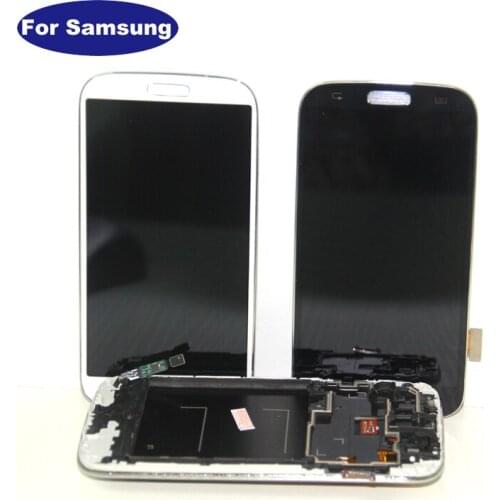 I9505 LCD Touch Screen Digitizer with Frame For Sam-sung S4 I9500 I337 Lcd Display with Touch+home Button