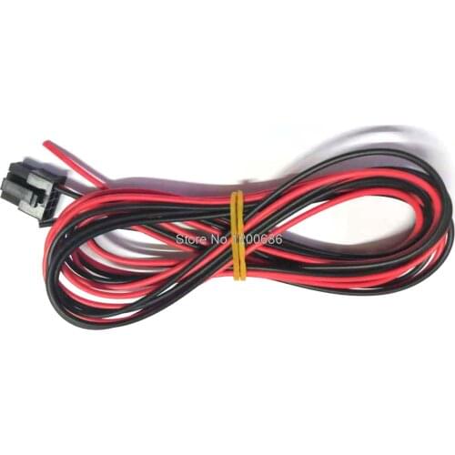 Custom wiring harness 2 meters of 2 conductor AWG 20 wire connected to a Molex 43025-0800 3.0MM