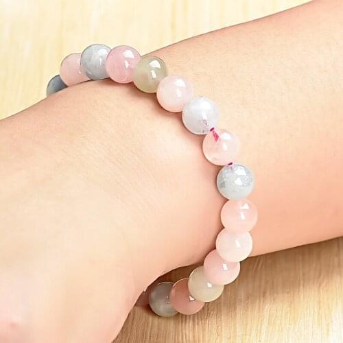 The colorful candy series round Romantic and transparent MO GEN bracelet is your best choice