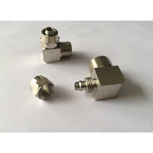 LOT2 BSP Male Elbow Brass 8mm OD Coupler Connector Compression fitting