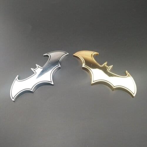 3D Metal Bat Motorcycle Logo Badge Sticker FOR Peugeot 206 207 208 301 307 308 407 2008 3008 4008 Toyota Camry Corolla RAV4 Yari