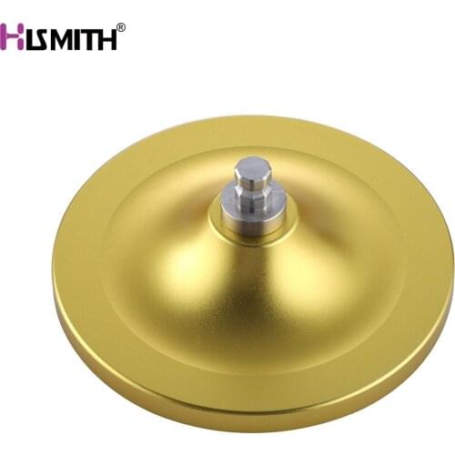 3.5" Metal Suction Cup Adapter For Hismith Sex Machine KlicLok system Adapter Suction Cup Dildo Holder Gold color Vibrator Toys