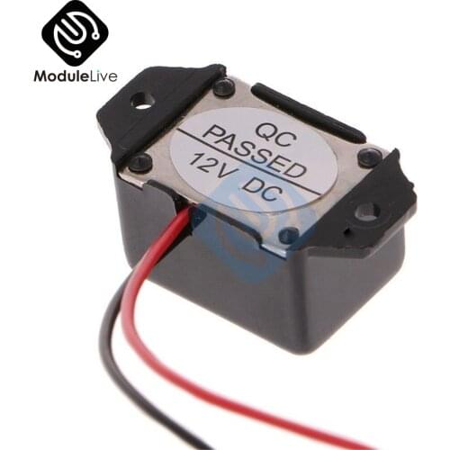 DC 12V 85dB Alarm Buzzer Mini Electronic Alarm Buzzers Continuous Constant Tone Buzzer Tools