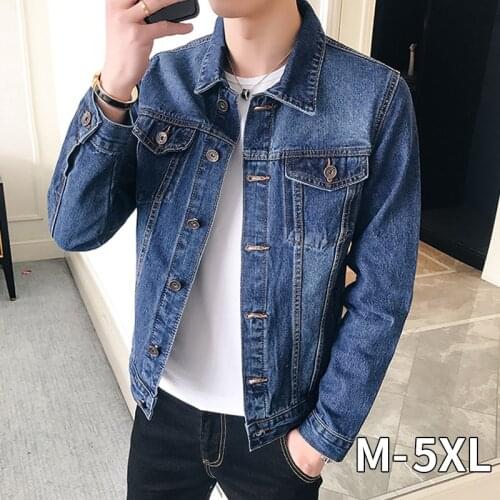 2021 New Autumn Mens Denim Jeans Jacket Jaket Men Retro Mens Winter Slim Jacket Fashion Coat Casual Jackets