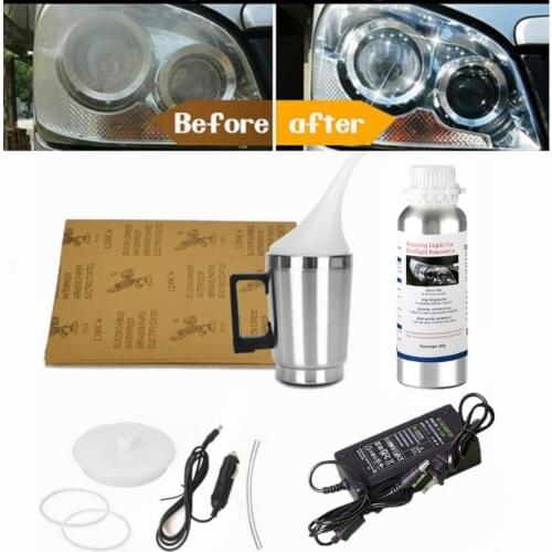 Headlights Repair Polishing Kit Chemical Liquid Polymer Polish Car Headlights Renovator Varnish Kettle For Headlight