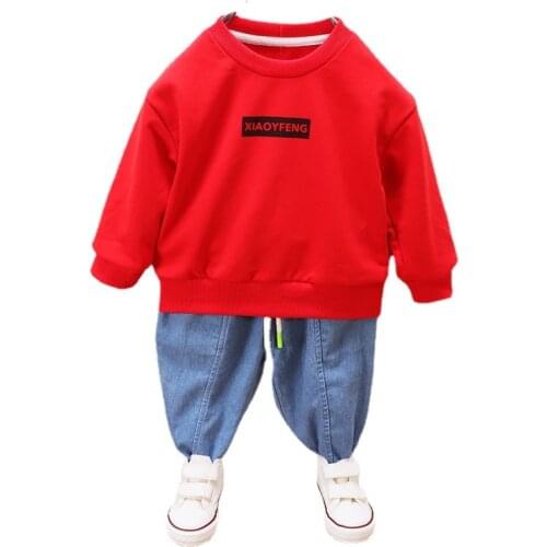 New Spring Autumn Baby Girl Clothes Suit Cute Children Boys Sports T-Shirt Pants 2Pcs/Set Toddler Casual Costume Kids Tracksuits
