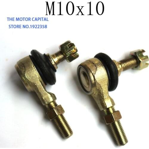 Joint Ball U-joint 10mm M10 Metal Ball Head Tie Rod End fits 70cc 90cc 110cc 125cc 150cc 200cc 250cc ATV Quad 4-Wheeler