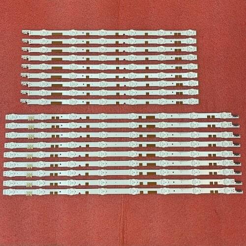 18 pcs LED backlight strip for Samsung UA55JS7200 UE55JU6800 UE55JU6850 UE55JU6870U V5DR_550SCA 550SCB_R0 BN96-38481A 38482A