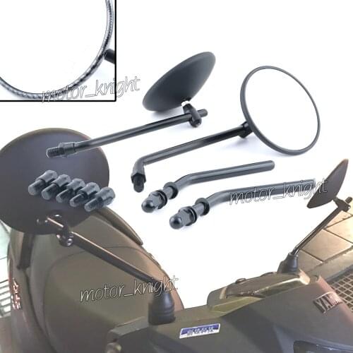 Universal Motorcycle Round Rearview Mirror Side Mirror Accessories For TRIUMPH BONNEVILLE T100 T900 T120 MOTO GUZZI V9 V7 V85