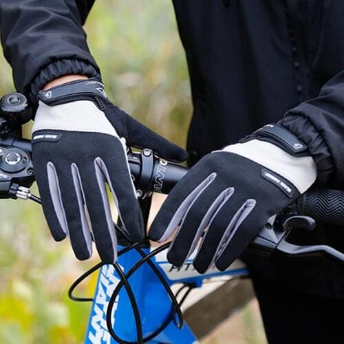 Bike Gloves Anti-skid Sun-proof High Temperature Resistance Outdoor Cycling BicycleTouch Screen Gloves MTB Bicycle Gloves