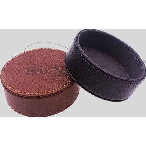 High Quality Handmade Genuine leather Front Lens Cap/Cover protector for Leica Q typ 116 leica QP Q2