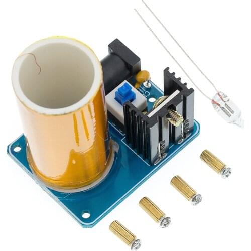 1PCS BD243 Mini Tesla Coil Kit Magic Props DIY Parts Empty Lights Technology Diy Electronics BD243C