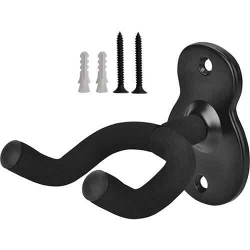 1pc Guitar Wall Hook Compact Design Guitar Hanger Stand Ukulele Holder For Bass Fit Hook Musical Mount And Instruments More V3K0