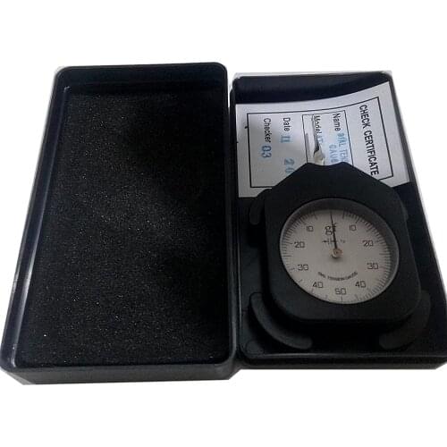 Analog Tensiometer Single Pointer Force Meter with 50g Division Value 2g 10 to 50 to 10g Range