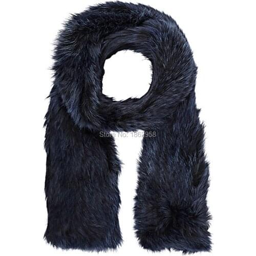 Free Shipping SJ629 2019 TOP Quality 1*1 Thick Knit 160CM*25CM Australia Winter Fluffy and Beautiful Girl Scarf