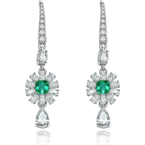 Designer Fashion 925 Sterling Silver Jewelry 3A Cubic Zirconia Party Earring