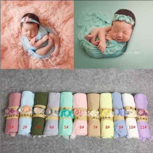 Newborn baby photo props lace wrap 100 days baby photo wrap baby props accessories shooting
