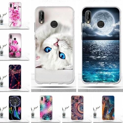Cute Animal Case For Huawei P20 Lite / Nova 3e Case Cover Soft TPU Silicon Phone Cover for Huawei P20 Lite / Nova 3e Case Fundas