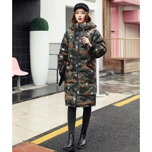 Fashion slim women winter jacket womens winter coats 90% cotton down super warm waterproof windproof army green long parkas