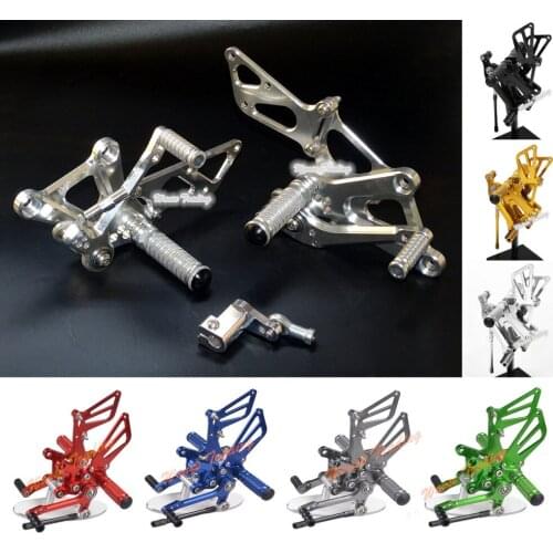 Motorcycle CNC Adjustable Rider Rear Sets Rearset Footrest Foot Rest Pegs For Honda CBR250R CBR 250R MC41 2011 2012 2013