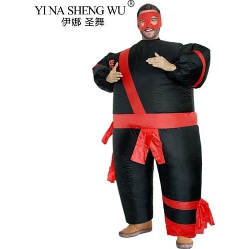 Adult Men Women Inflatable Costumes Samurai Halloween Party Clothing Japanese Style Hokkaido Samurai Suits Cosplay Costume Props